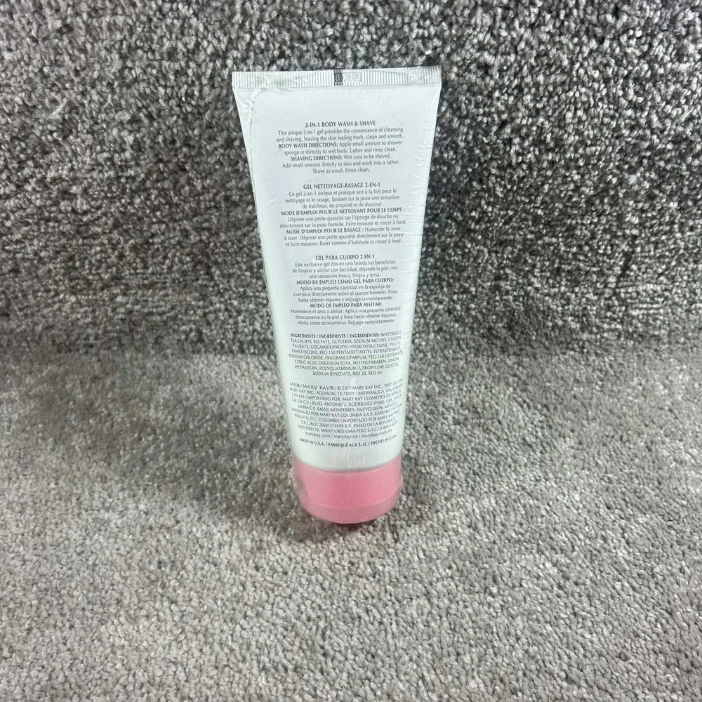 Mary Kay 2-In-1 Body Wash & Shave Gel Pink 6.5 oz Womens OS